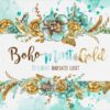 Boho Mint & Gold