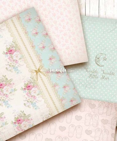 Vintage Baby Girl Paper