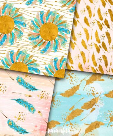 Peacock Garden Patterns