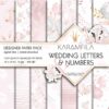 Wedding Alphabet Patterns