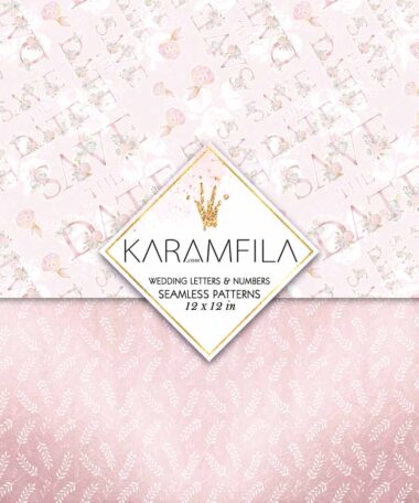 Wedding Alphabet Patterns