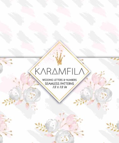 Wedding Alphabet Patterns