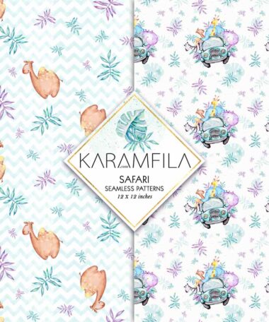 Safari Patterns -Pastels-