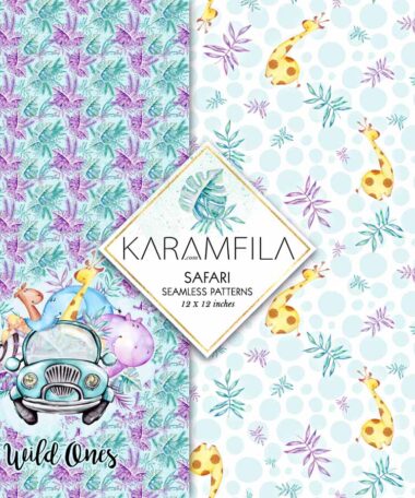 Safari Patterns -Pastels-