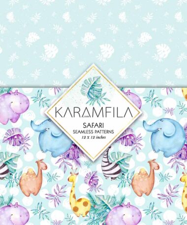 Safari Patterns -Pastels-