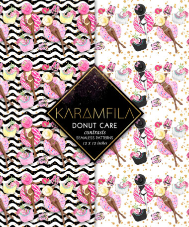 Donut Care -Contrasts- Patterns