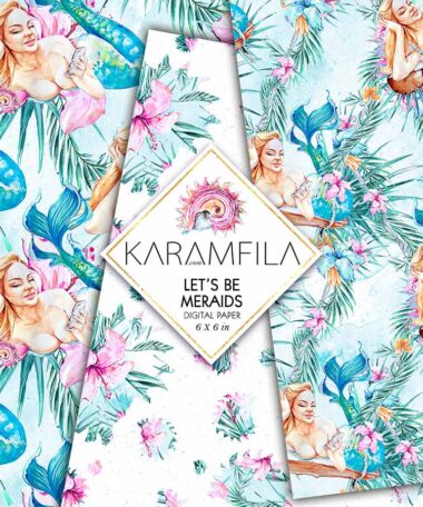 Let's Be Mermaids Patterns
