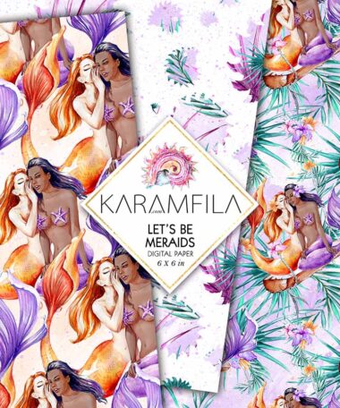 Let's Be Mermaids Patterns