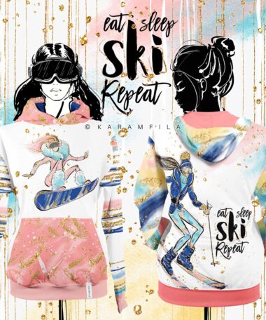 Eat, Sleep, Ski, Repeat Patterns
