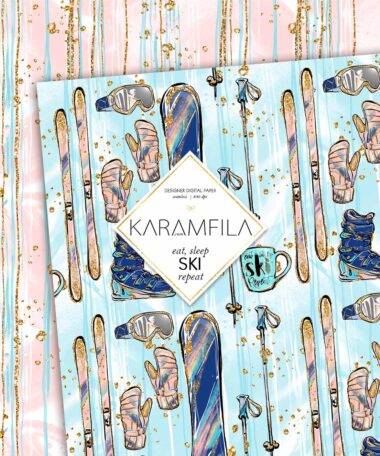 Eat, Sleep, Ski, Repeat Patterns