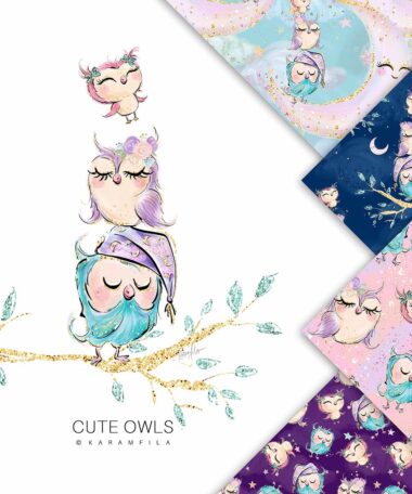 Cute Owls Papers