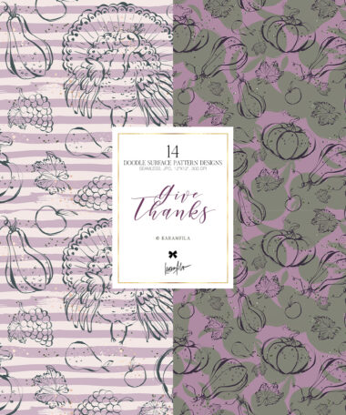 Give Thanks Doodle Papers - Image 8