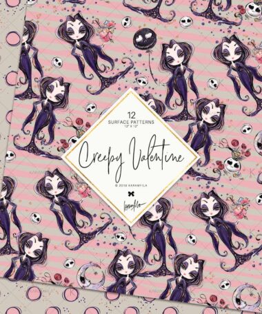 Creepy Valentine Papers