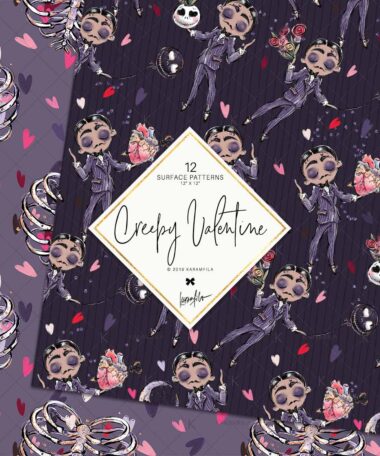 Creepy Valentine Papers