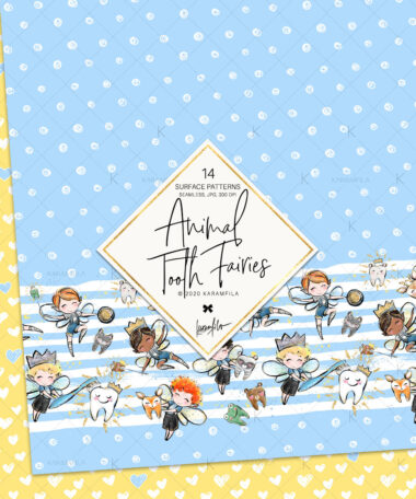 Animal Tooth Fairy Boys Papers