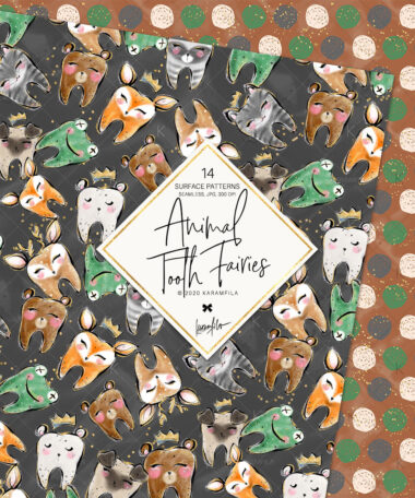 Animal Tooth Fairy Boys Papers