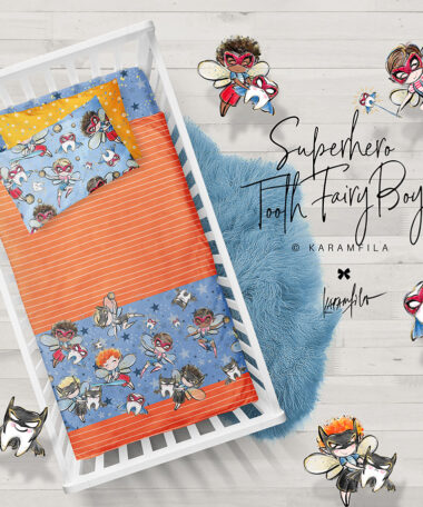 Superhero Tooth Fairy Boys Papers