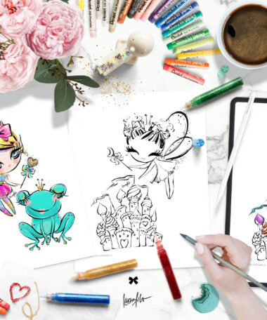 At Home Coloring Book