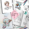 At Home Coloring Book